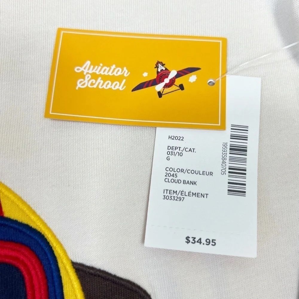 Lot of 2 Gymboree Boys 6 Embroidered Raglan Shirts Long Sleeve Pilot Dog Bear